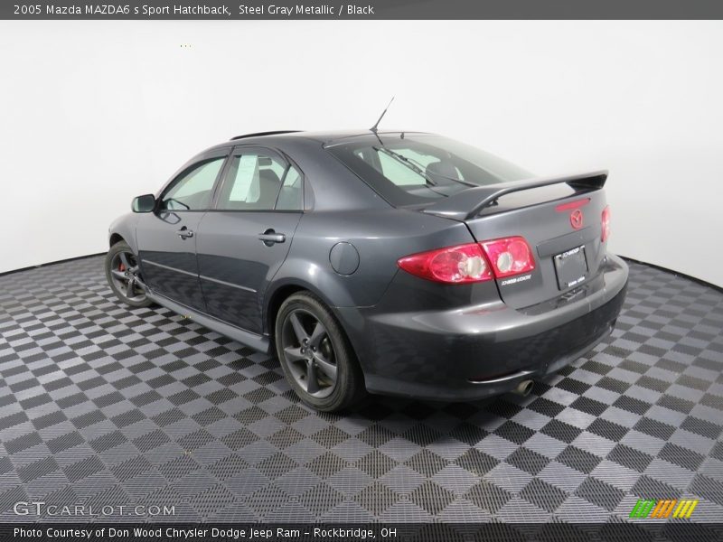 Steel Gray Metallic / Black 2005 Mazda MAZDA6 s Sport Hatchback
