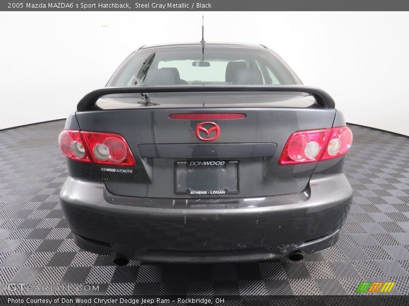 Steel Gray Metallic / Black 2005 Mazda MAZDA6 s Sport Hatchback