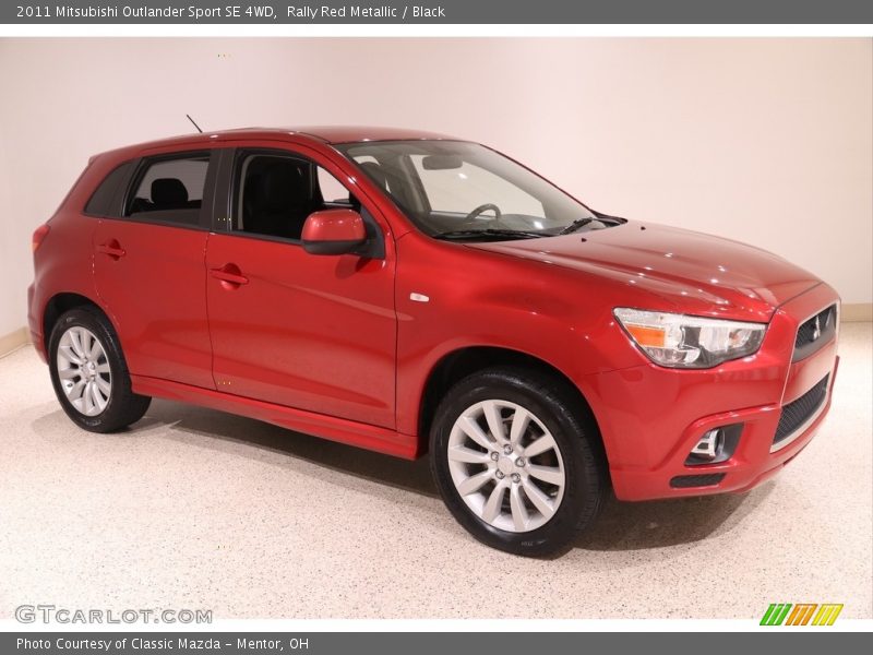 Rally Red Metallic / Black 2011 Mitsubishi Outlander Sport SE 4WD