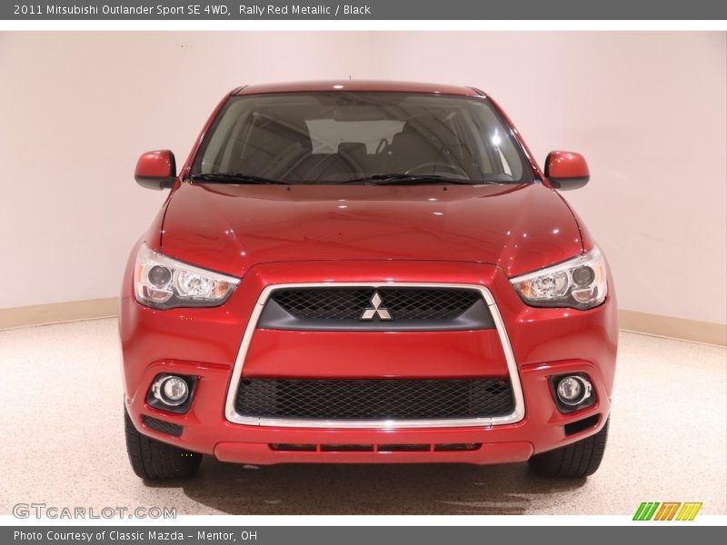 Rally Red Metallic / Black 2011 Mitsubishi Outlander Sport SE 4WD