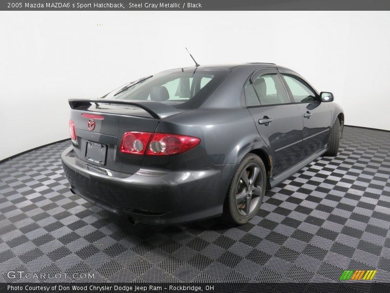 Steel Gray Metallic / Black 2005 Mazda MAZDA6 s Sport Hatchback