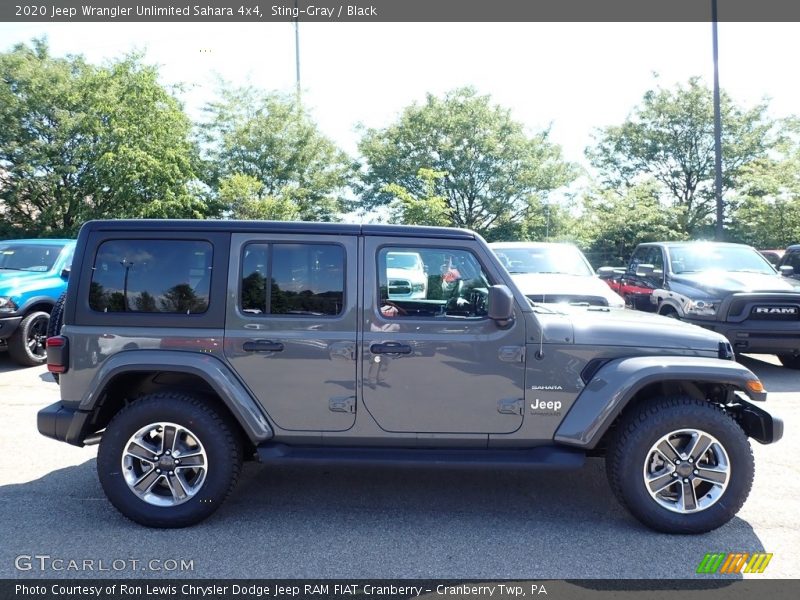 Sting-Gray / Black 2020 Jeep Wrangler Unlimited Sahara 4x4