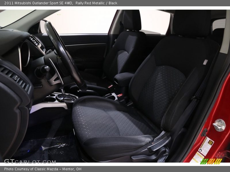 Rally Red Metallic / Black 2011 Mitsubishi Outlander Sport SE 4WD