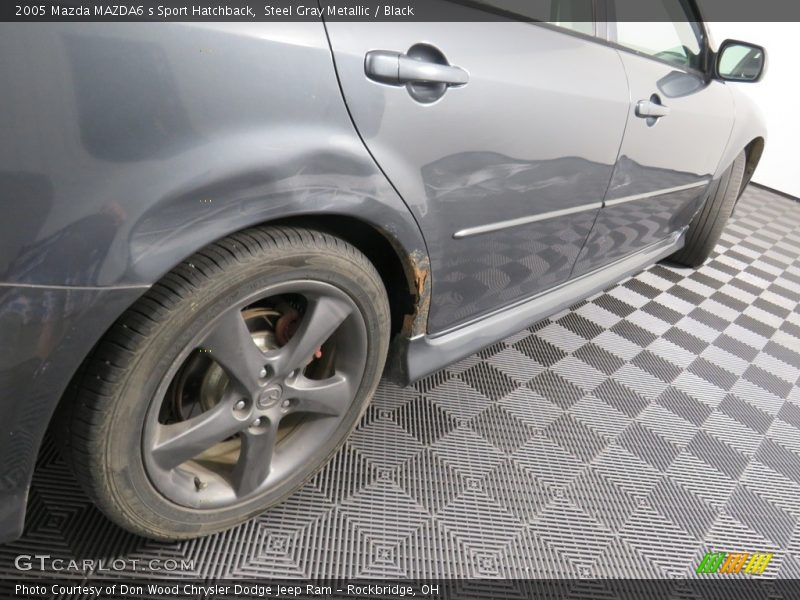 Steel Gray Metallic / Black 2005 Mazda MAZDA6 s Sport Hatchback