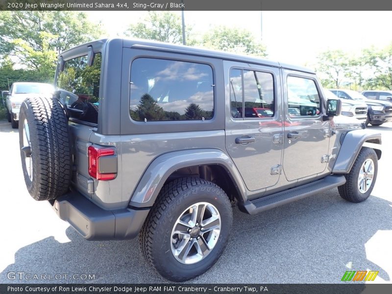 Sting-Gray / Black 2020 Jeep Wrangler Unlimited Sahara 4x4