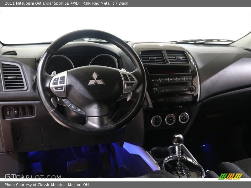 Rally Red Metallic / Black 2011 Mitsubishi Outlander Sport SE 4WD