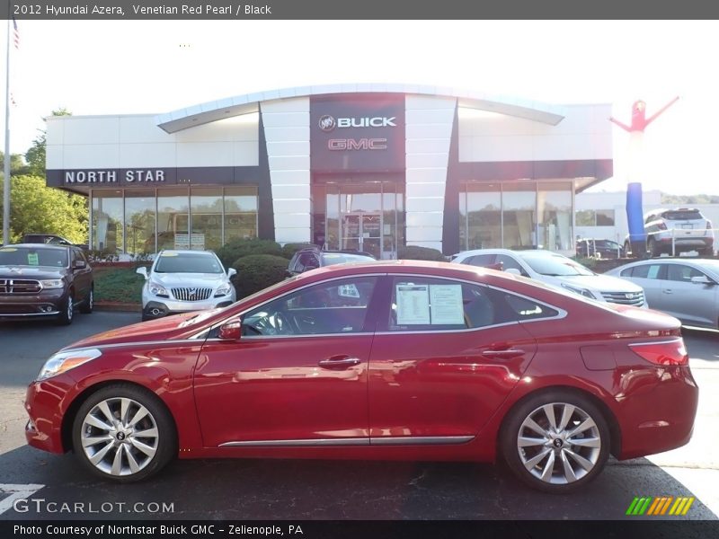 Venetian Red Pearl / Black 2012 Hyundai Azera