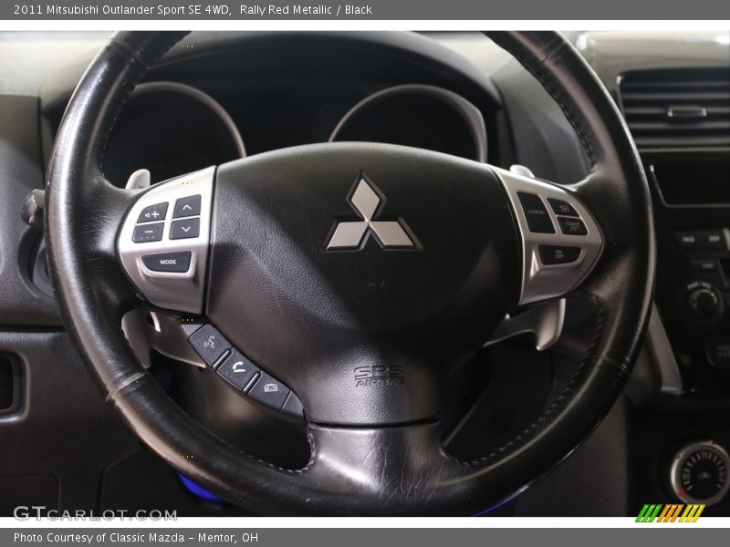 Rally Red Metallic / Black 2011 Mitsubishi Outlander Sport SE 4WD