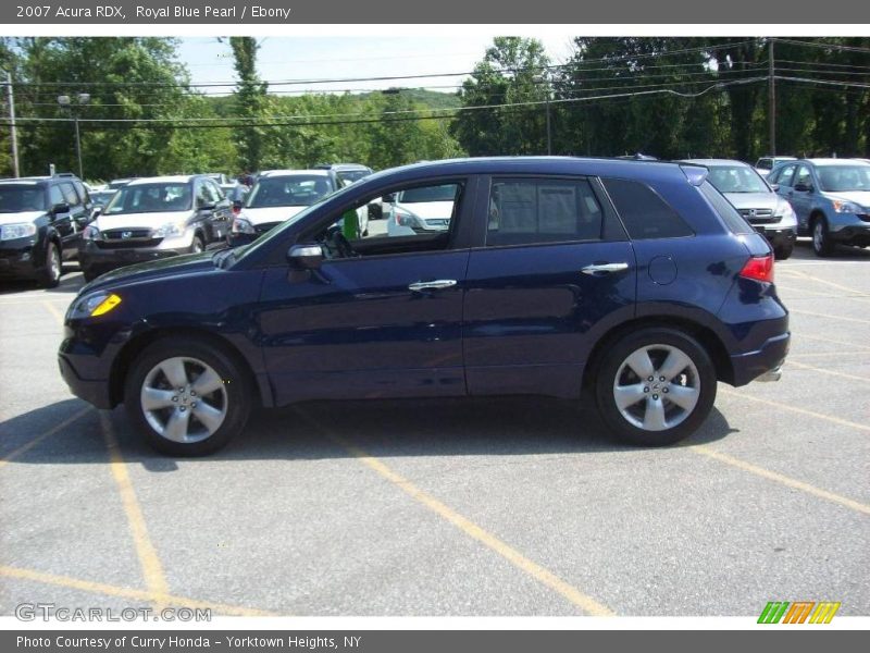 Royal Blue Pearl / Ebony 2007 Acura RDX