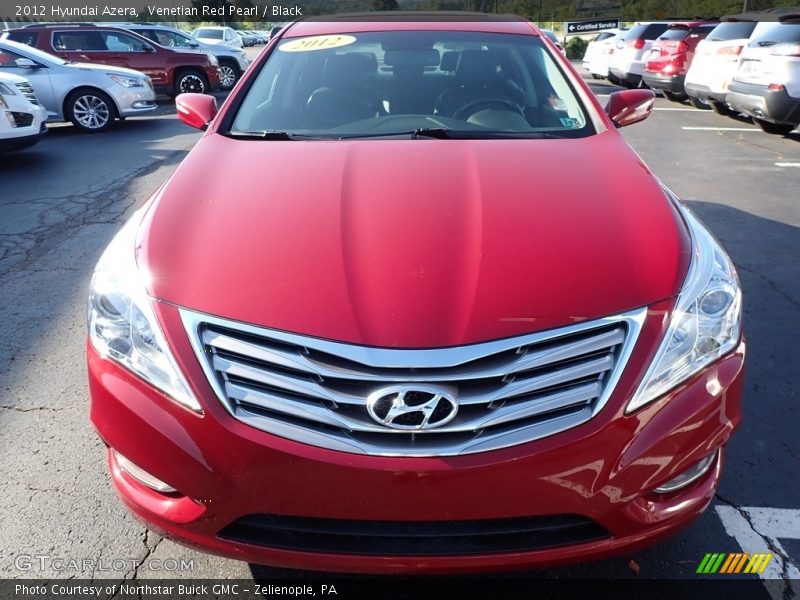 Venetian Red Pearl / Black 2012 Hyundai Azera