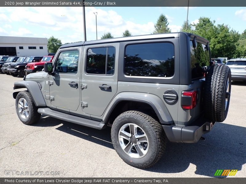 Sting-Gray / Black 2020 Jeep Wrangler Unlimited Sahara 4x4