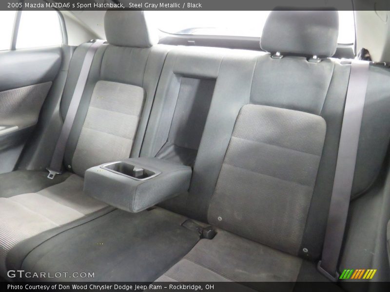 Steel Gray Metallic / Black 2005 Mazda MAZDA6 s Sport Hatchback