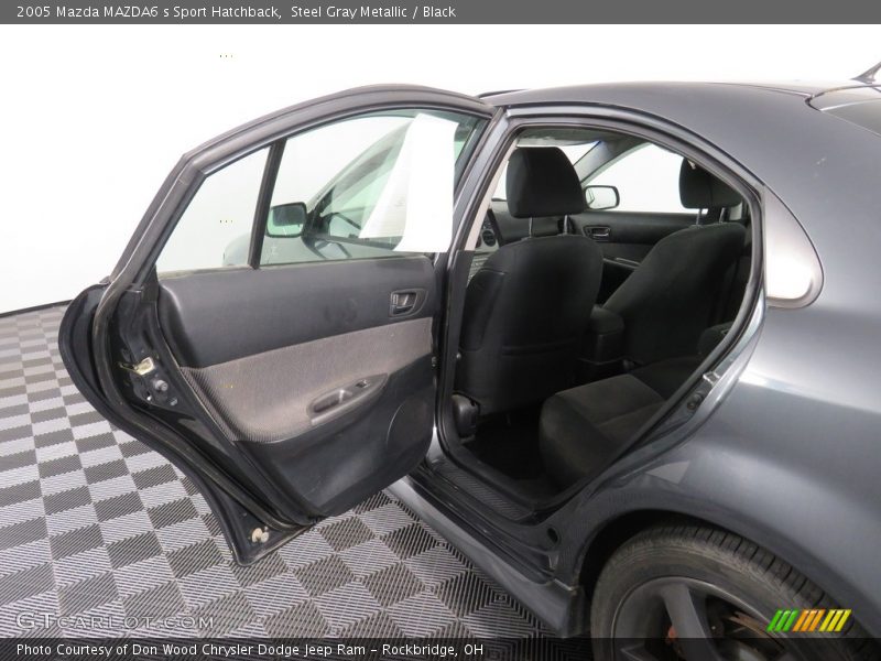 Steel Gray Metallic / Black 2005 Mazda MAZDA6 s Sport Hatchback