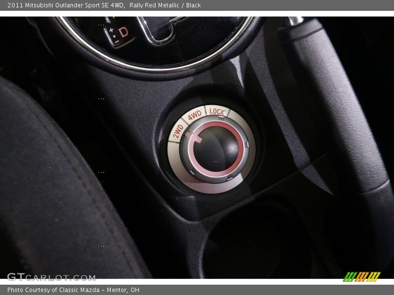 Rally Red Metallic / Black 2011 Mitsubishi Outlander Sport SE 4WD