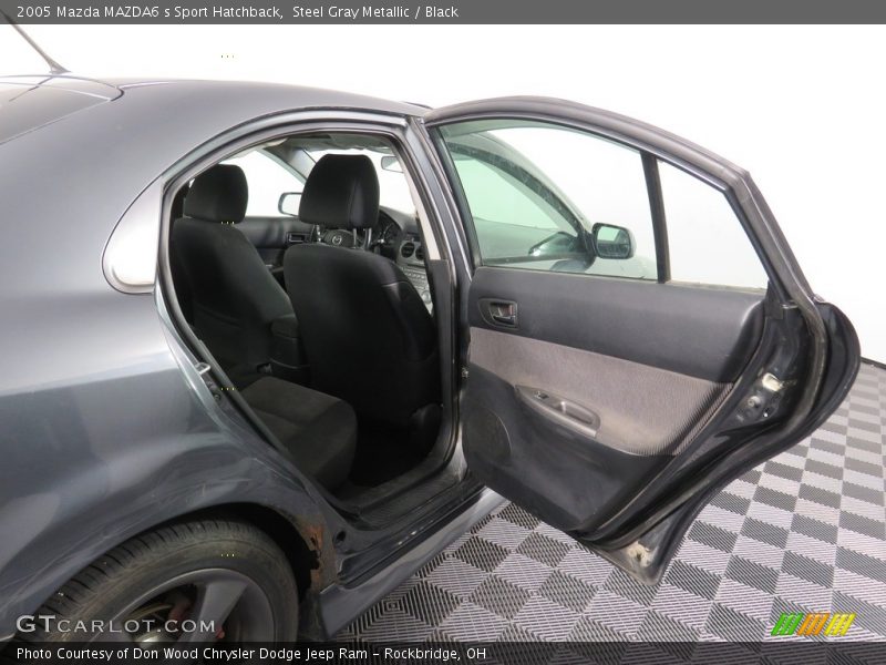 Steel Gray Metallic / Black 2005 Mazda MAZDA6 s Sport Hatchback