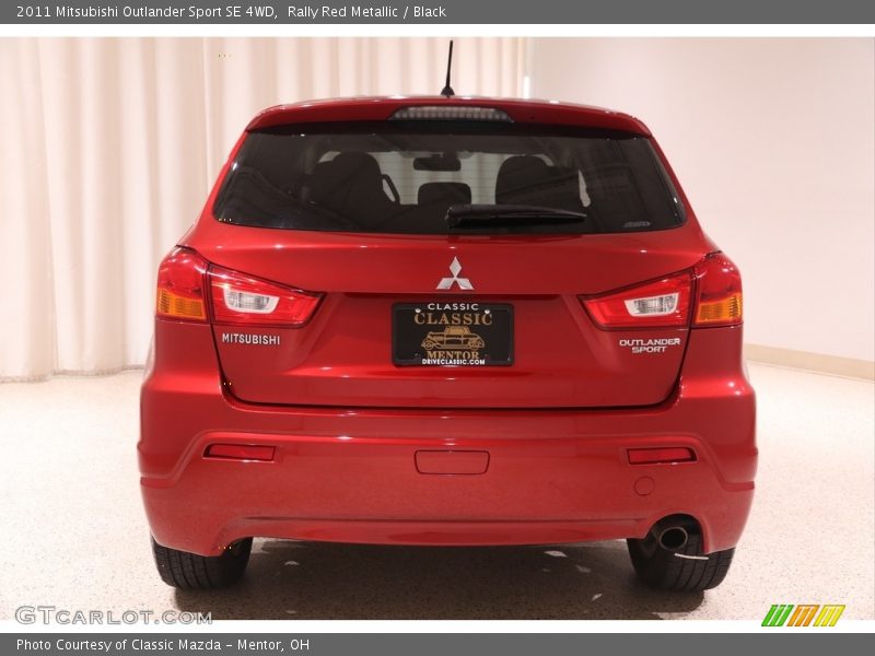 Rally Red Metallic / Black 2011 Mitsubishi Outlander Sport SE 4WD