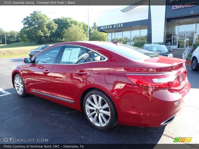 Venetian Red Pearl / Black 2012 Hyundai Azera