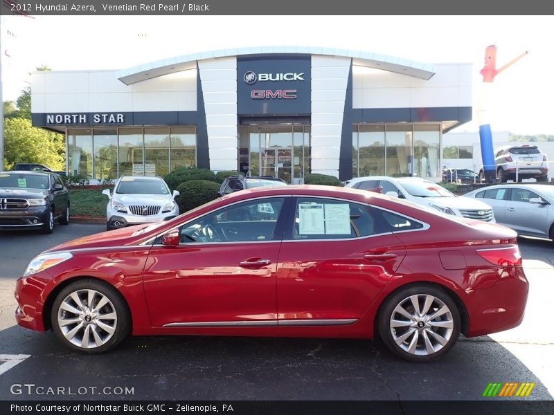 Venetian Red Pearl / Black 2012 Hyundai Azera