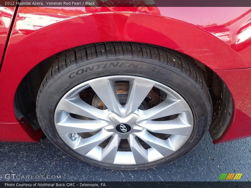 Venetian Red Pearl / Black 2012 Hyundai Azera