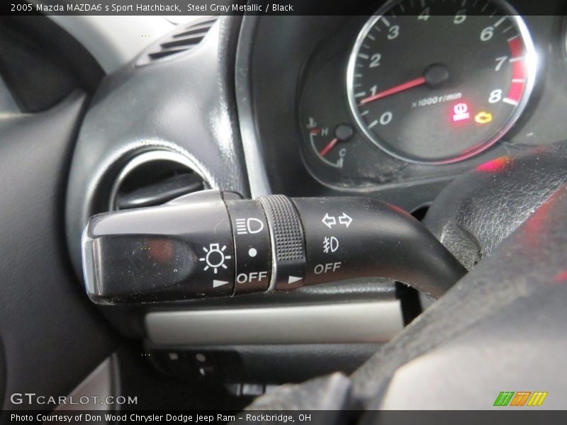 Steel Gray Metallic / Black 2005 Mazda MAZDA6 s Sport Hatchback