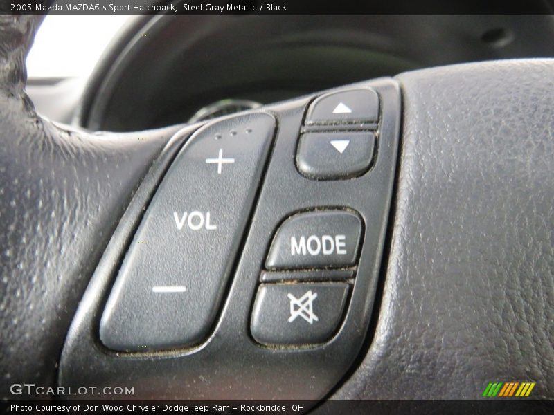Steel Gray Metallic / Black 2005 Mazda MAZDA6 s Sport Hatchback