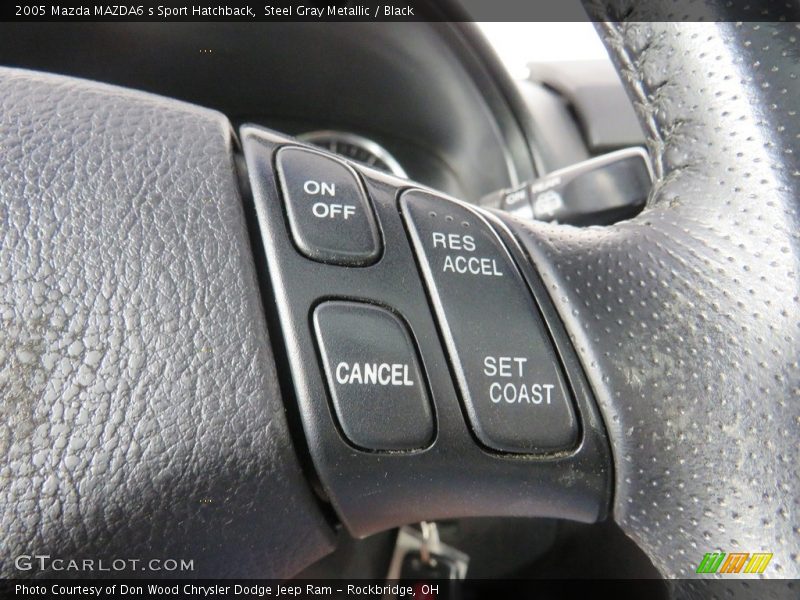 Steel Gray Metallic / Black 2005 Mazda MAZDA6 s Sport Hatchback