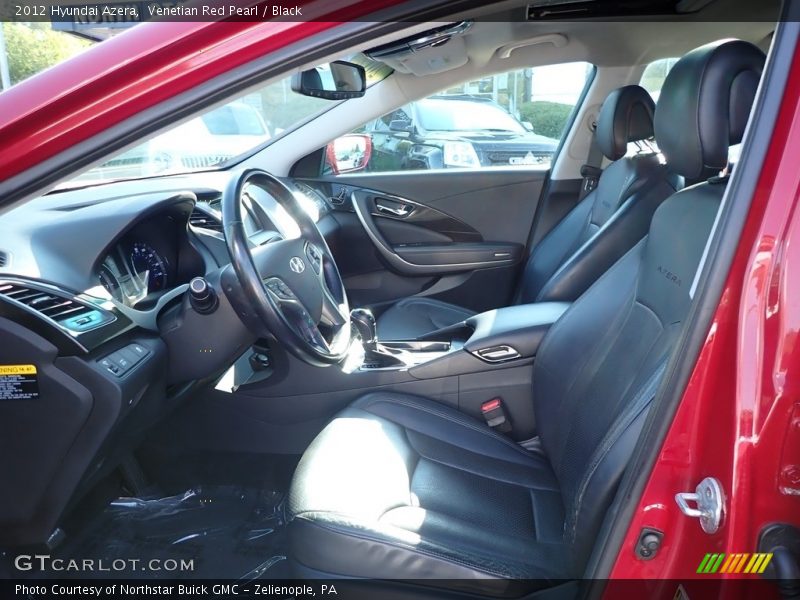 Venetian Red Pearl / Black 2012 Hyundai Azera