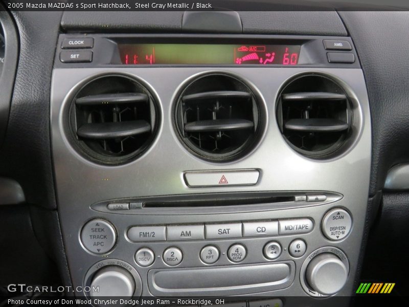 Steel Gray Metallic / Black 2005 Mazda MAZDA6 s Sport Hatchback