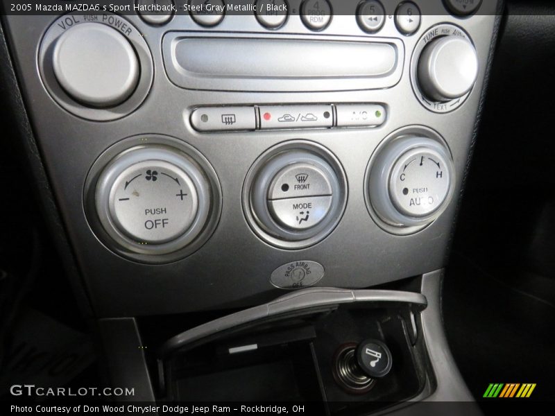 Steel Gray Metallic / Black 2005 Mazda MAZDA6 s Sport Hatchback