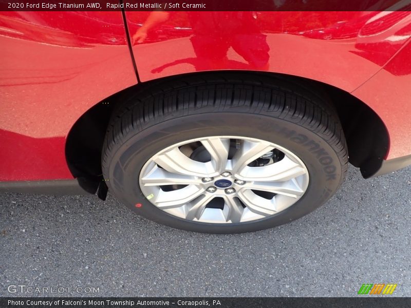 Rapid Red Metallic / Soft Ceramic 2020 Ford Edge Titanium AWD