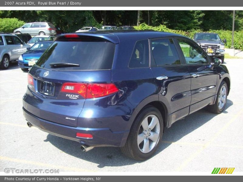 Royal Blue Pearl / Ebony 2007 Acura RDX
