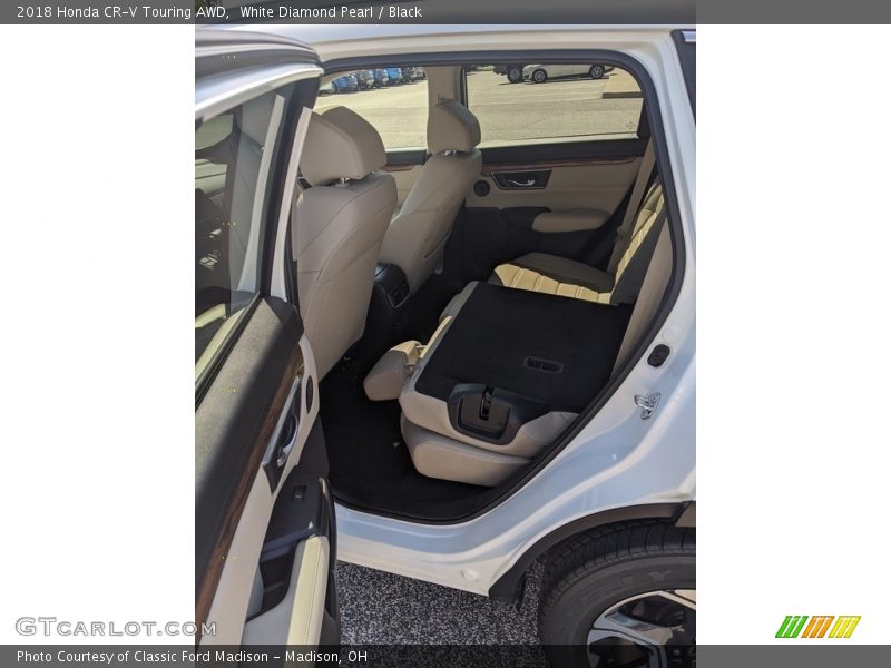 White Diamond Pearl / Black 2018 Honda CR-V Touring AWD