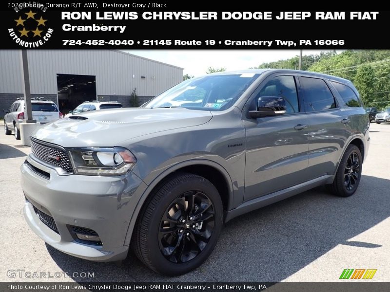 Destroyer Gray / Black 2020 Dodge Durango R/T AWD