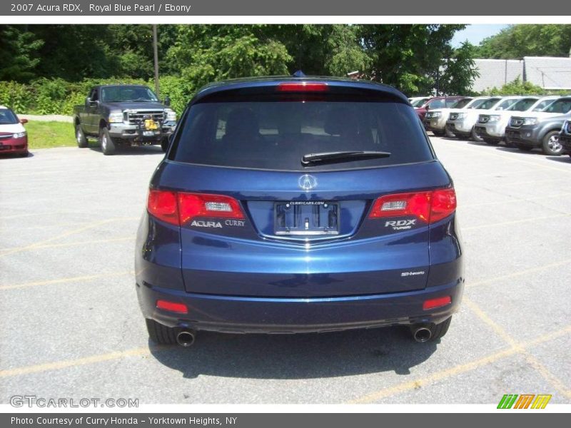 Royal Blue Pearl / Ebony 2007 Acura RDX