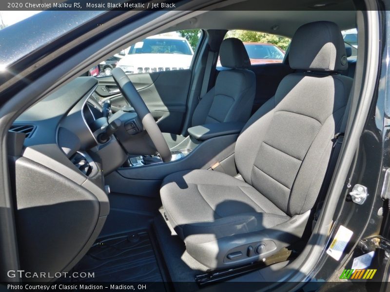 Mosaic Black Metallic / Jet Black 2020 Chevrolet Malibu RS
