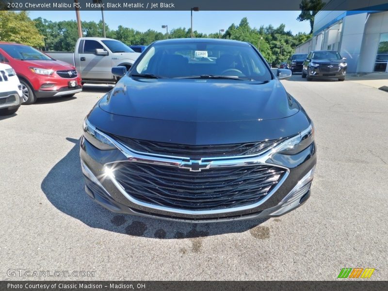 Mosaic Black Metallic / Jet Black 2020 Chevrolet Malibu RS