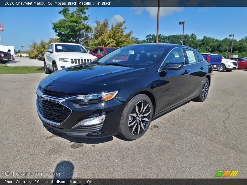 Mosaic Black Metallic / Jet Black 2020 Chevrolet Malibu RS
