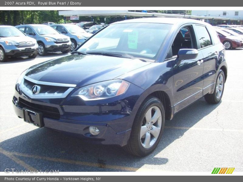 Royal Blue Pearl / Ebony 2007 Acura RDX