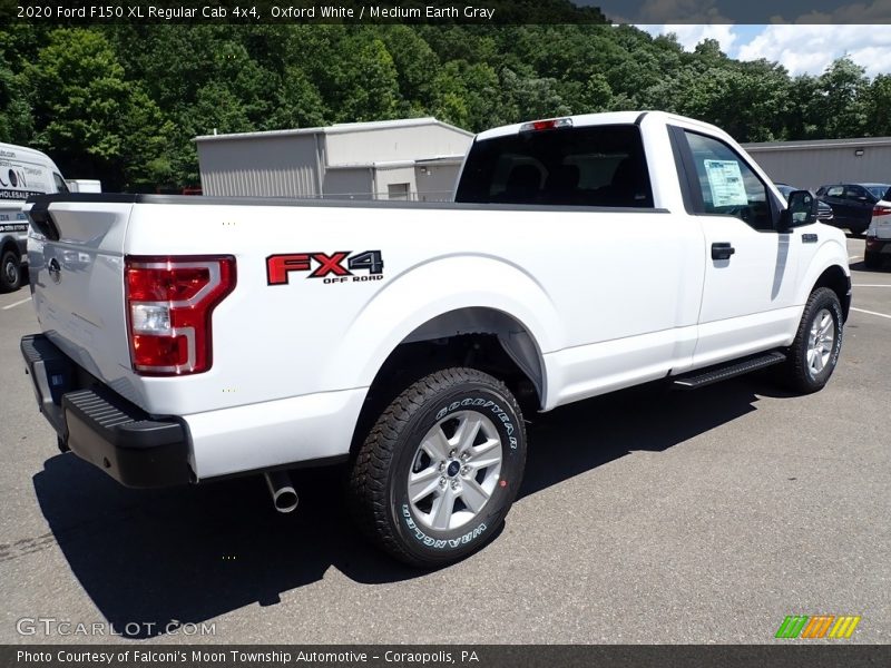 Oxford White / Medium Earth Gray 2020 Ford F150 XL Regular Cab 4x4