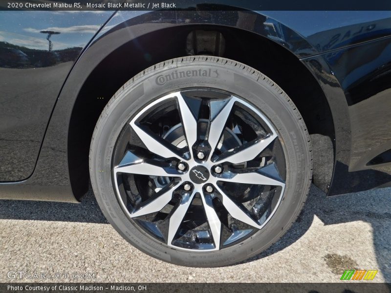 Mosaic Black Metallic / Jet Black 2020 Chevrolet Malibu RS