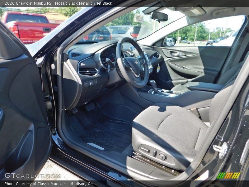 Mosaic Black Metallic / Jet Black 2020 Chevrolet Malibu RS