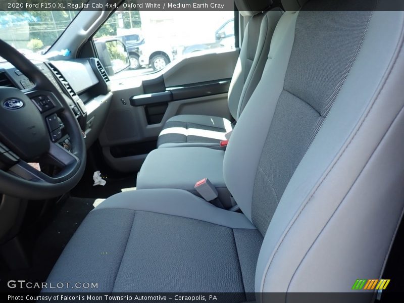 Oxford White / Medium Earth Gray 2020 Ford F150 XL Regular Cab 4x4