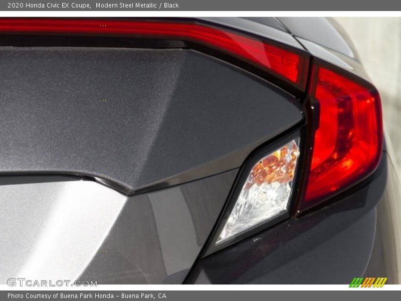 Modern Steel Metallic / Black 2020 Honda Civic EX Coupe