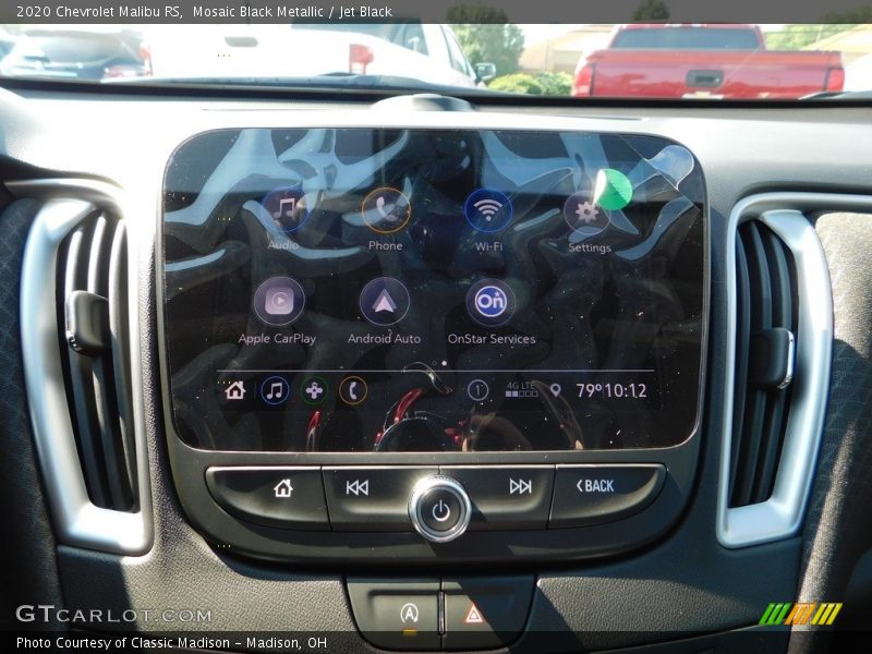 Mosaic Black Metallic / Jet Black 2020 Chevrolet Malibu RS