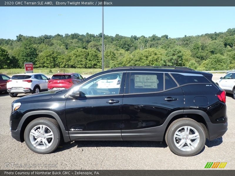Ebony Twilight Metallic / Jet Black 2020 GMC Terrain SLE AWD