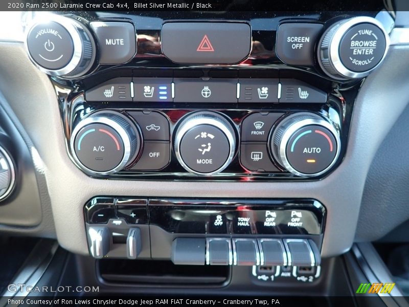 Controls of 2020 2500 Laramie Crew Cab 4x4