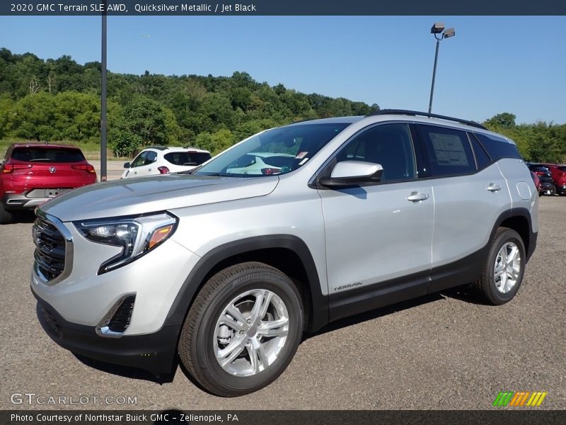 Quicksilver Metallic / Jet Black 2020 GMC Terrain SLE AWD