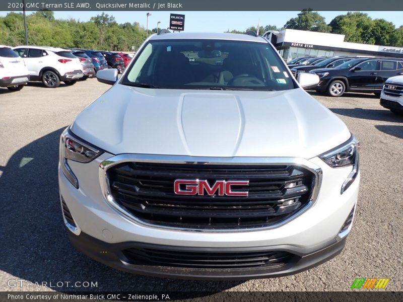 Quicksilver Metallic / Jet Black 2020 GMC Terrain SLE AWD