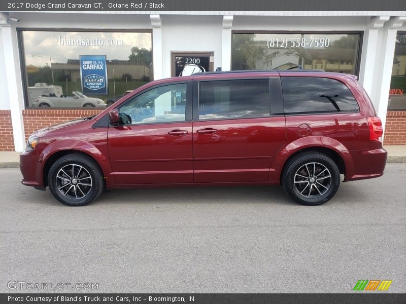Octane Red / Black 2017 Dodge Grand Caravan GT
