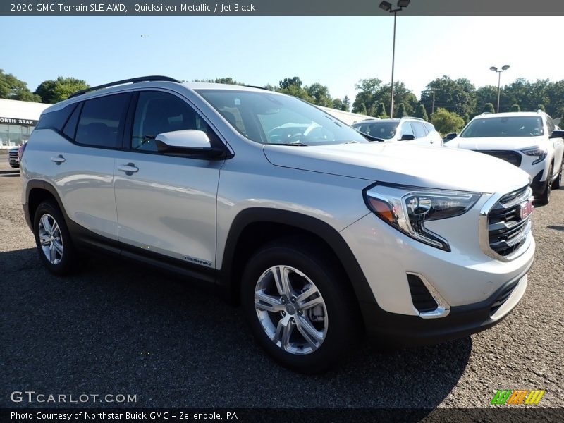 Quicksilver Metallic / Jet Black 2020 GMC Terrain SLE AWD